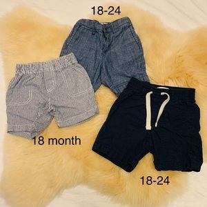 Cute Toddler shorts 2x 18-24 months & 1x 18 months